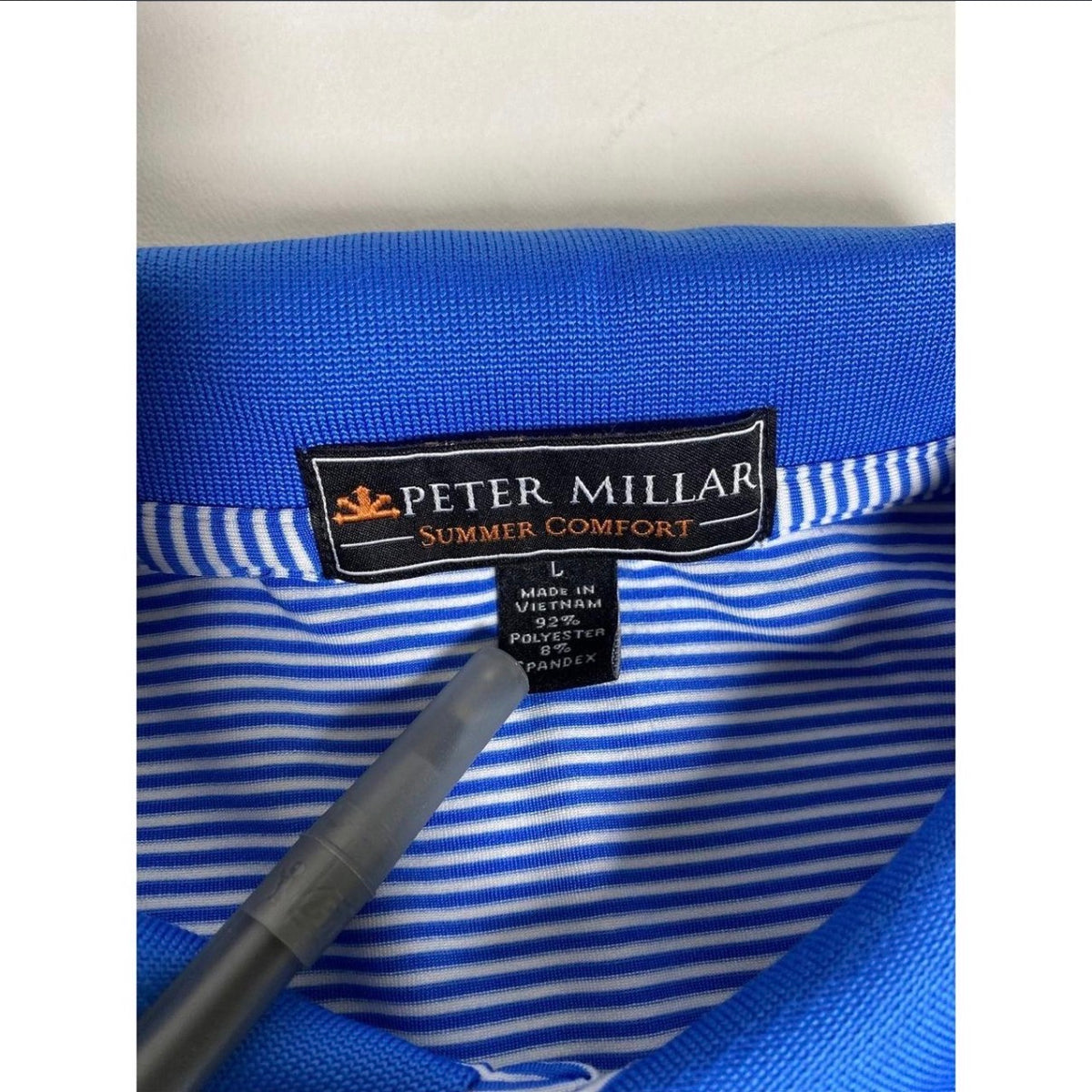 Peter Millar Waldorf Asortia Golf Club Polo SIZE L