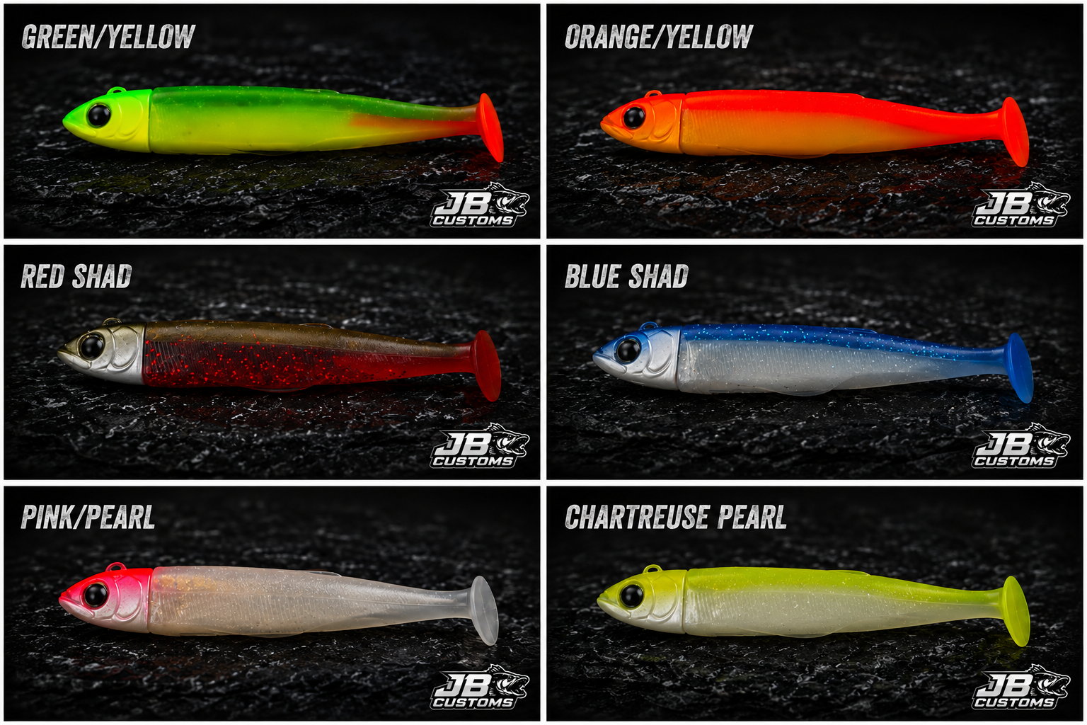 JB Customs Paddle Tail + Jig Head