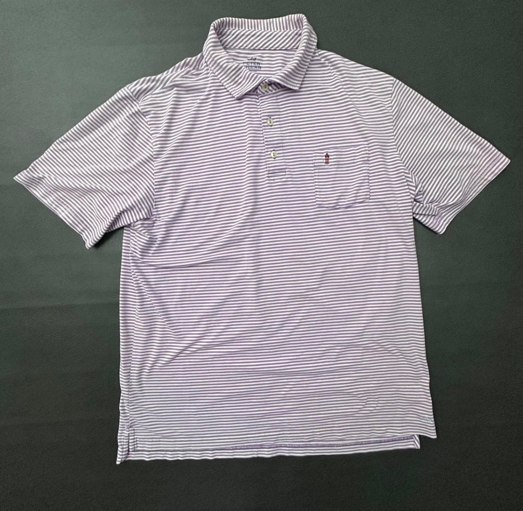 Peter Millar Purple Stripes SIZE L