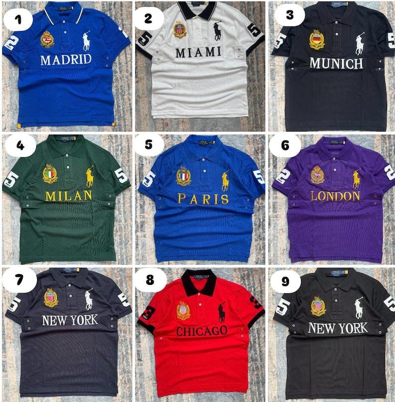Vintage Polo Ralph Lauren Big Pony City Crest Edition