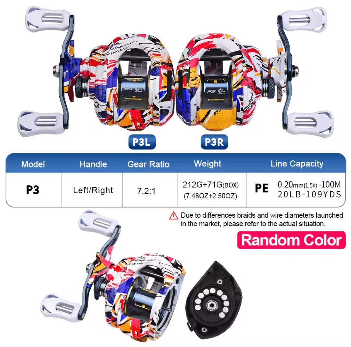 JB Customs “Splat” Reel
